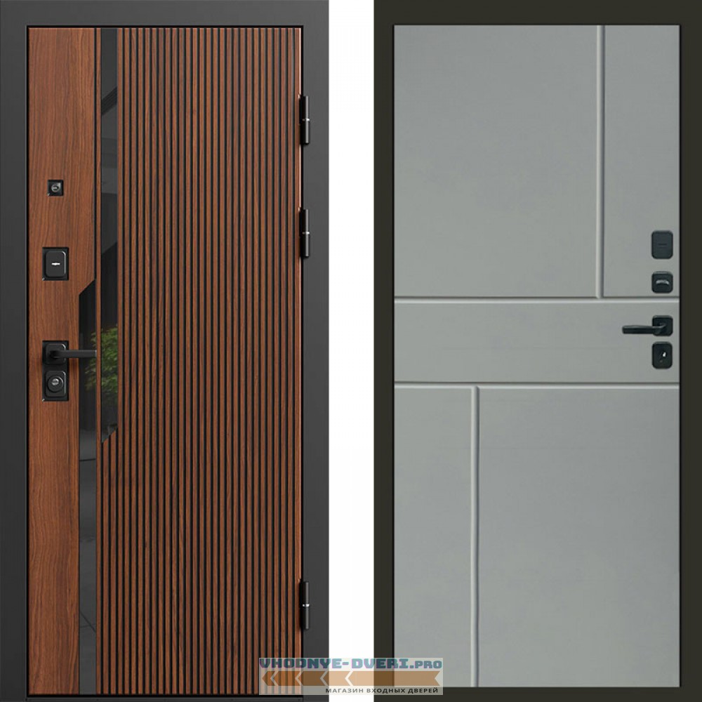 Дверь Termo Door Флекс Бетон Горизонт Grey софт